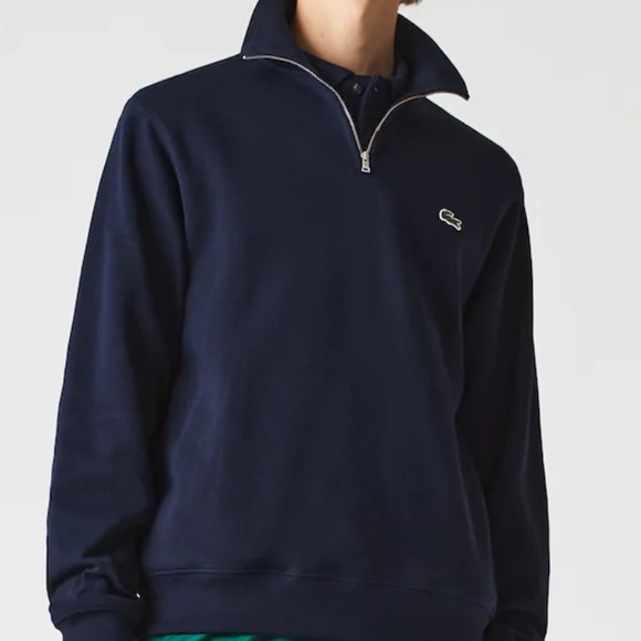 COPY - LACOSTEMen’s Knitwear Quarter Zip Sweater